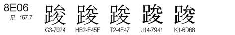 U+8E06